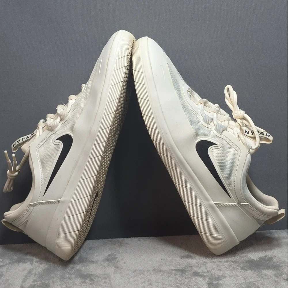 Size 9.5 - Nike Nyjah Free 2.0 SB Summit White